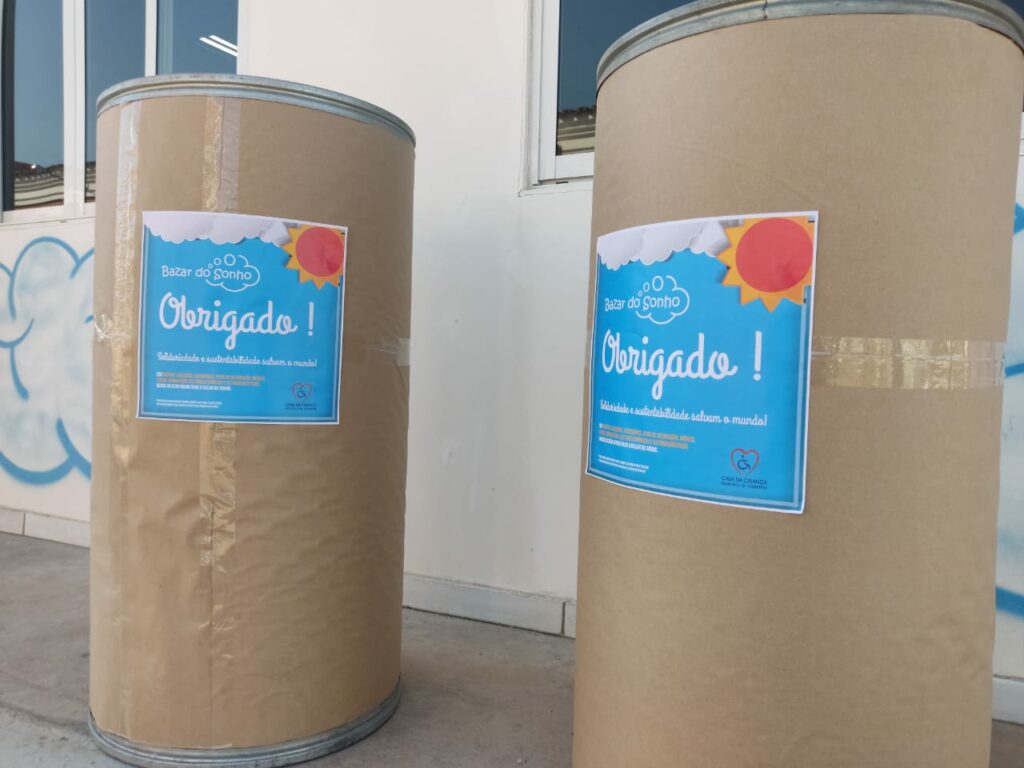 Itens serão encaminhados para venda no Bazar do Sonho, projeto de sustentabilidade econômica da instituição