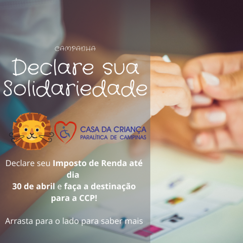 CAMPANHA DESTINAÇÃO IR-DECLARE SUA SOLIDARIEDADE