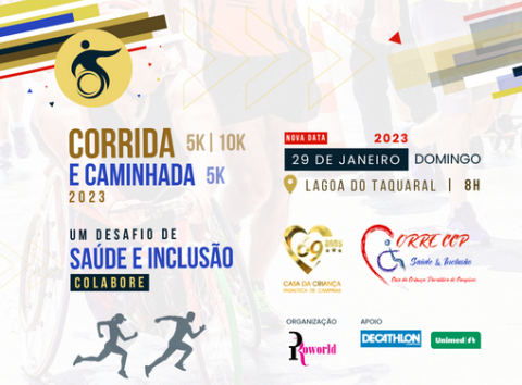 Evento esportivo será adiado para o dia 29 de janeiro próximo e irá integrar parte das comemorações do 69º aniversário da instituição de Campinas 